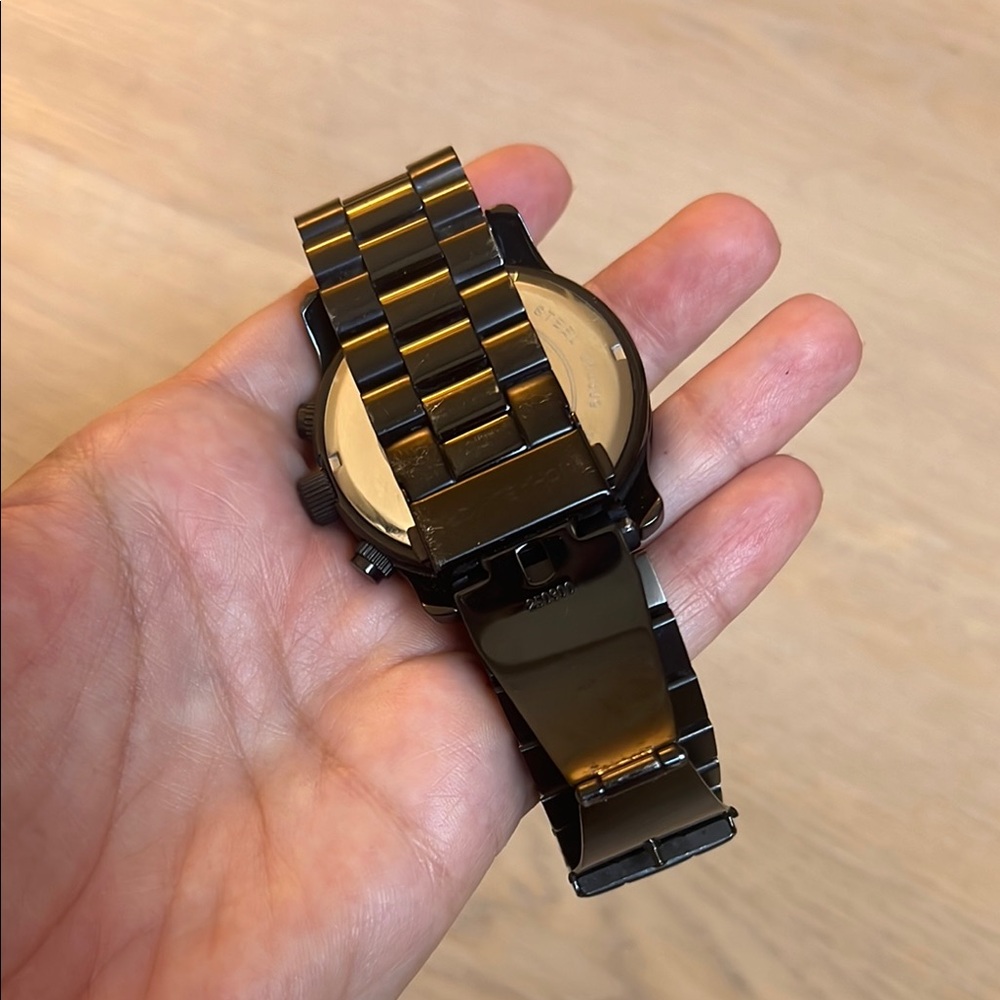Michael Kors Dark Tone Chronograph Watch - Picture 3 of 4